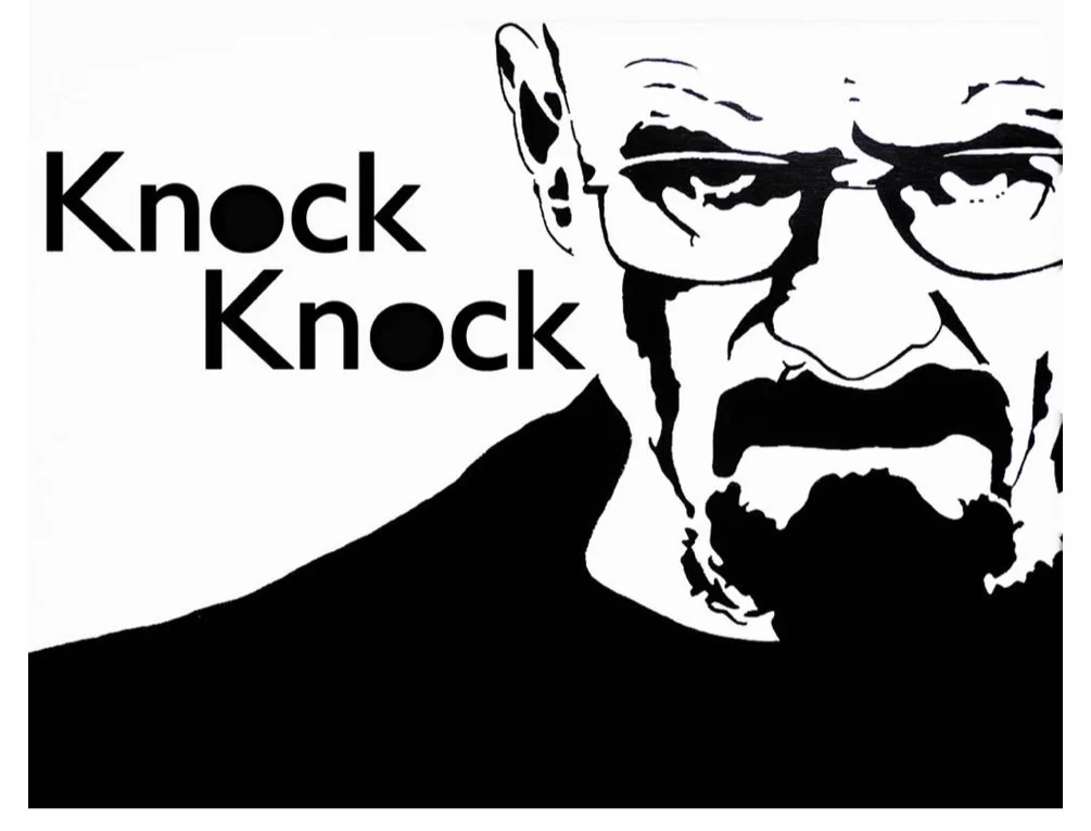 Walter White stencil 3