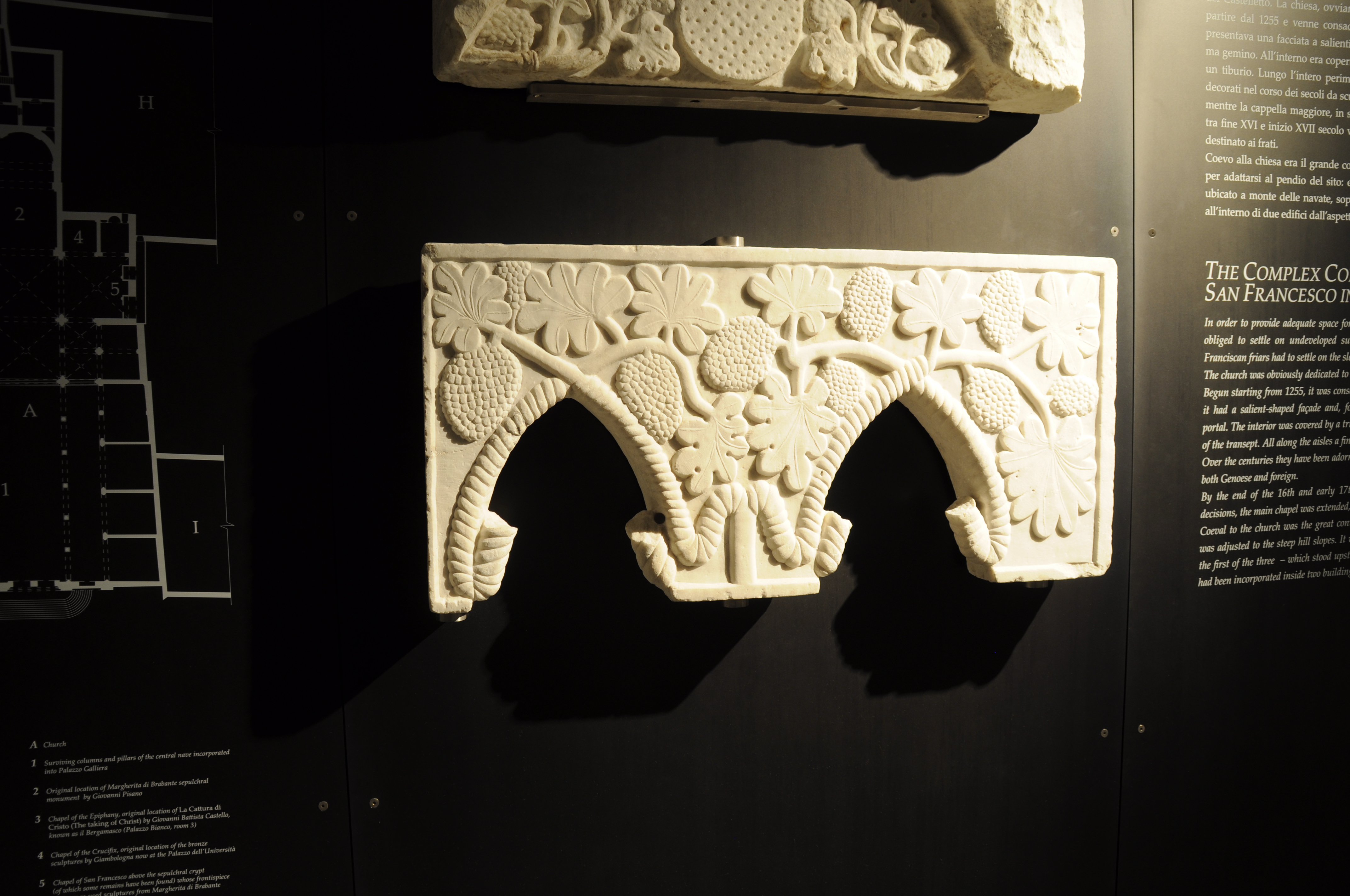 Low relief of The Complex Convent Of San Francesco In Castelletto
