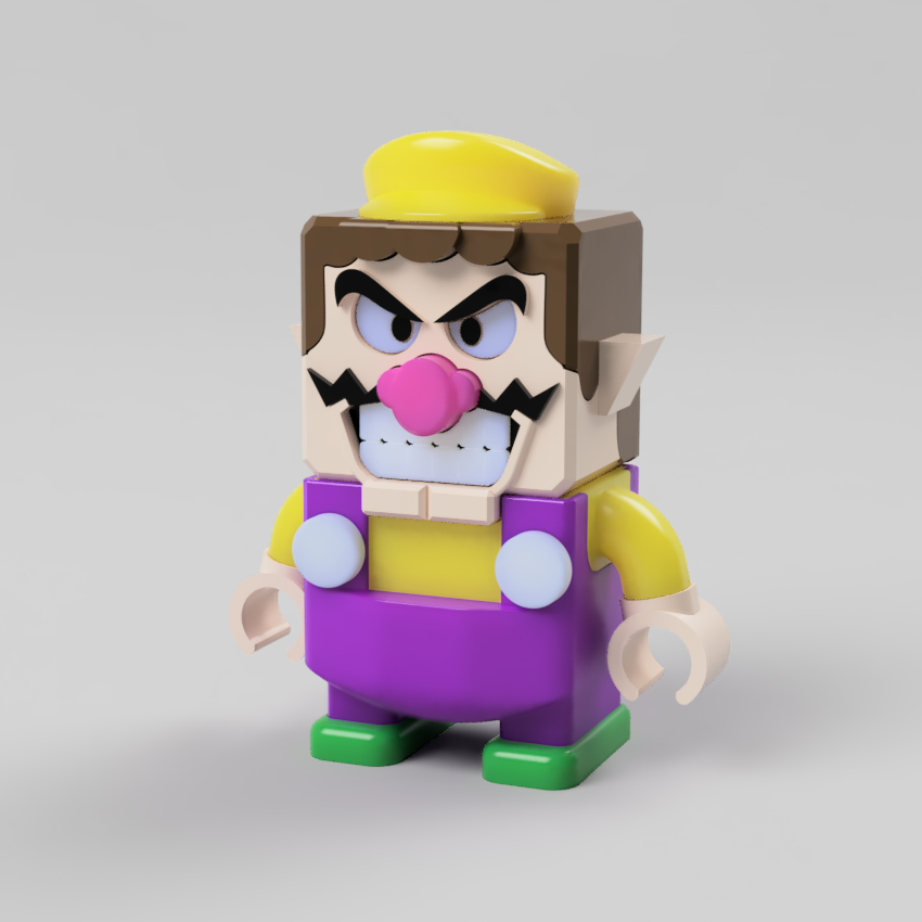 Wario "LEGO WARIO" style