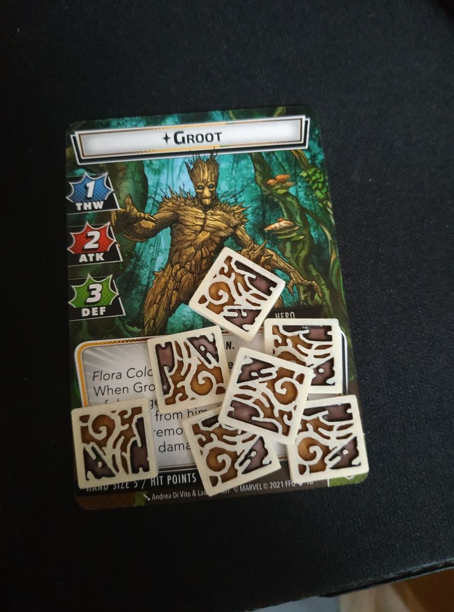 Growth (Groot) MARVEL Champions custom tokens counters