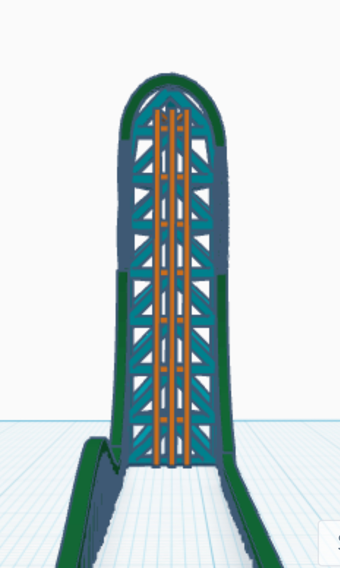 Intamin Strata Model (Kingda Ka)(Top Thrill Dragster)(Red Force)