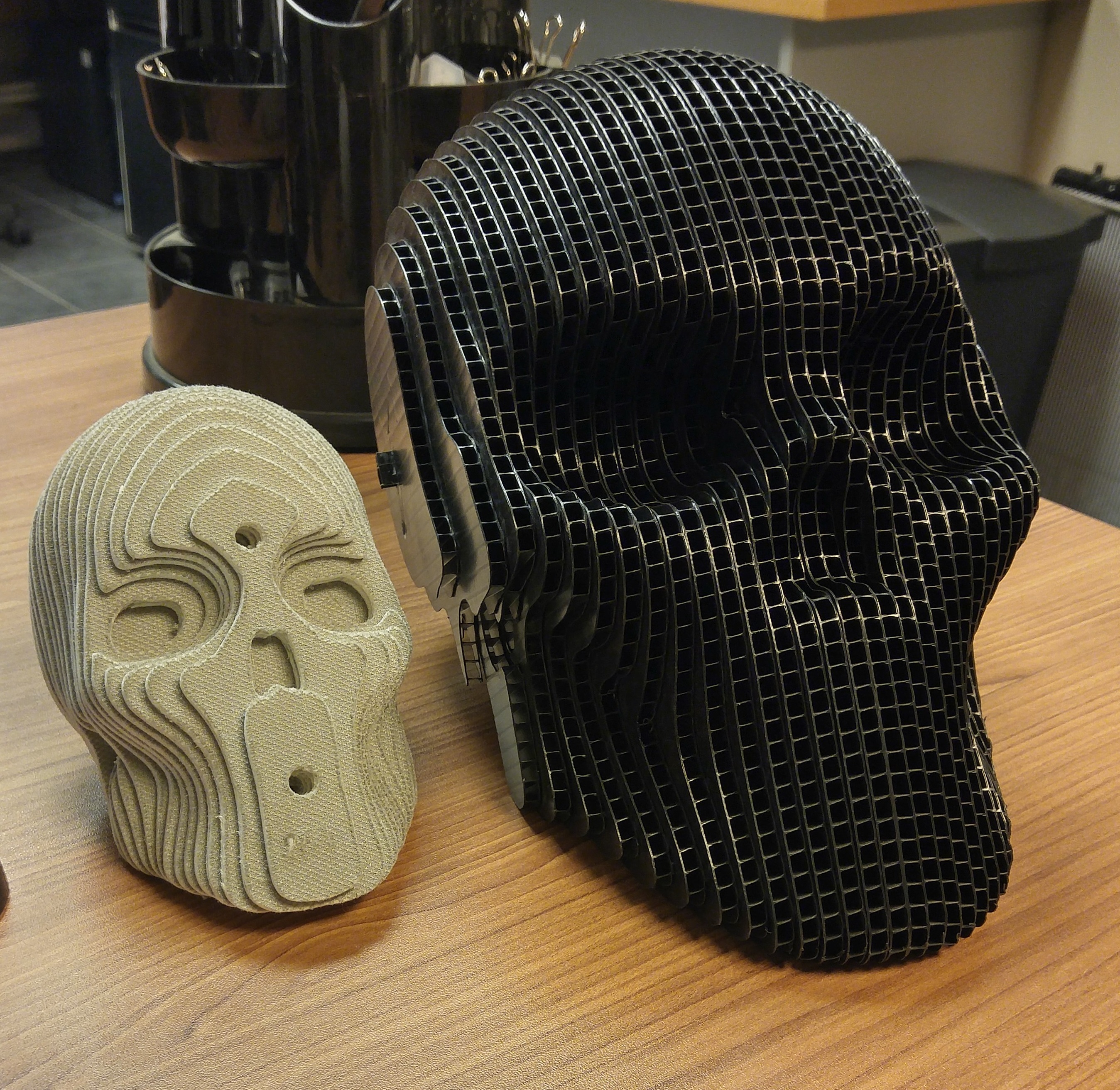 Plastic Corrugated Skull