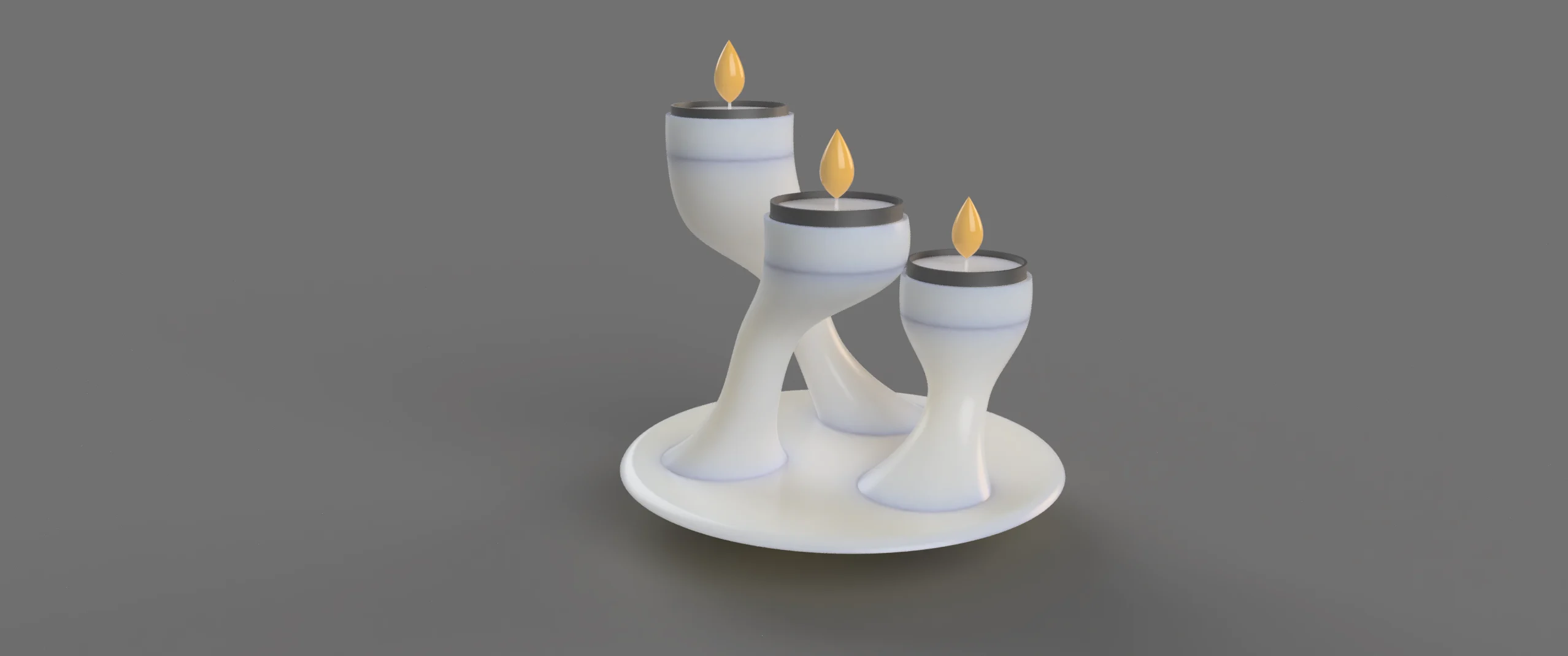 Tea light candleholder