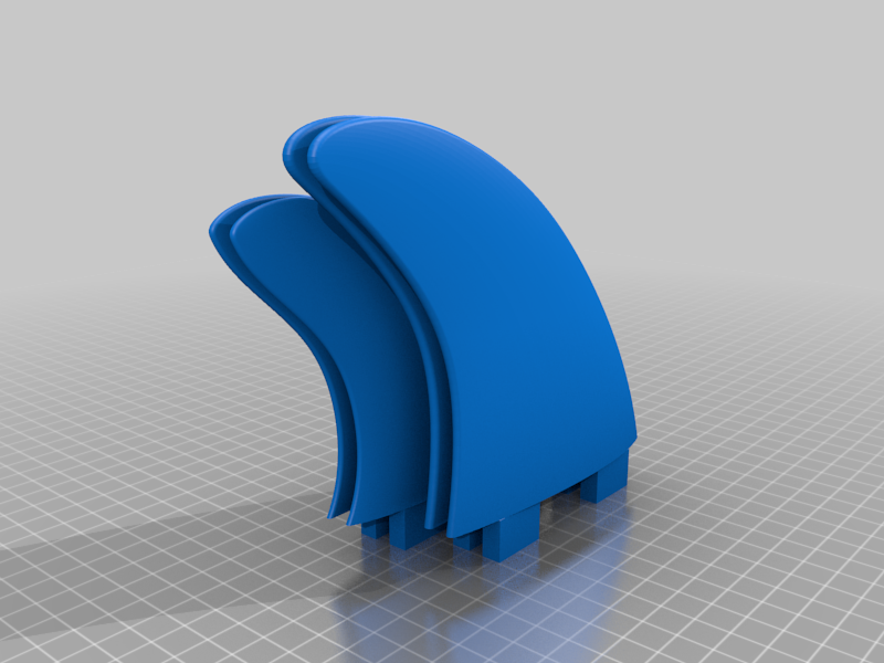Surf quad fin set