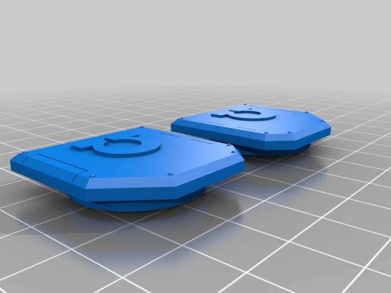 Sicaran Tank Sponson Inserts, Ultramarine
