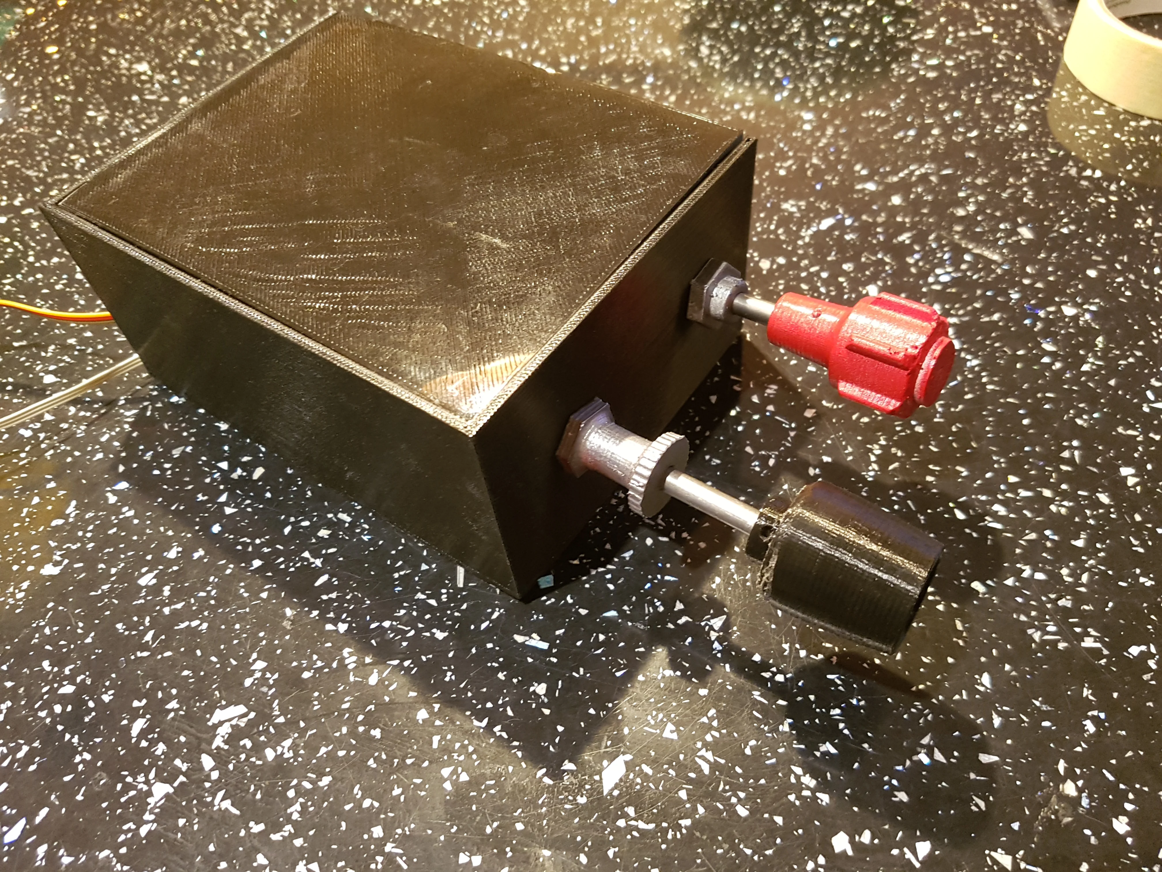 Throttle & mixture housing for Flight Sim, cessna etc