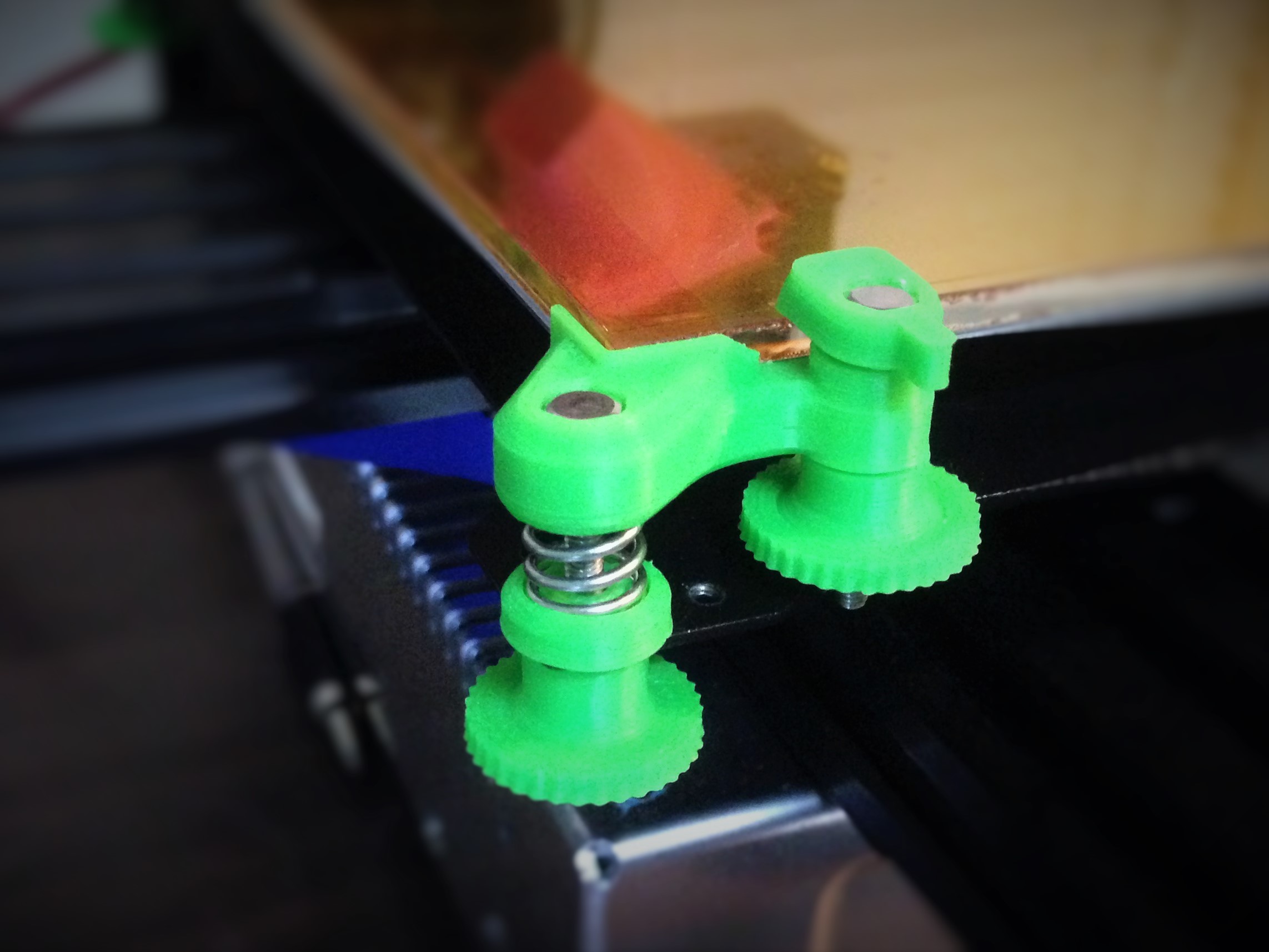 Easy bed levelers for MTW Minimax