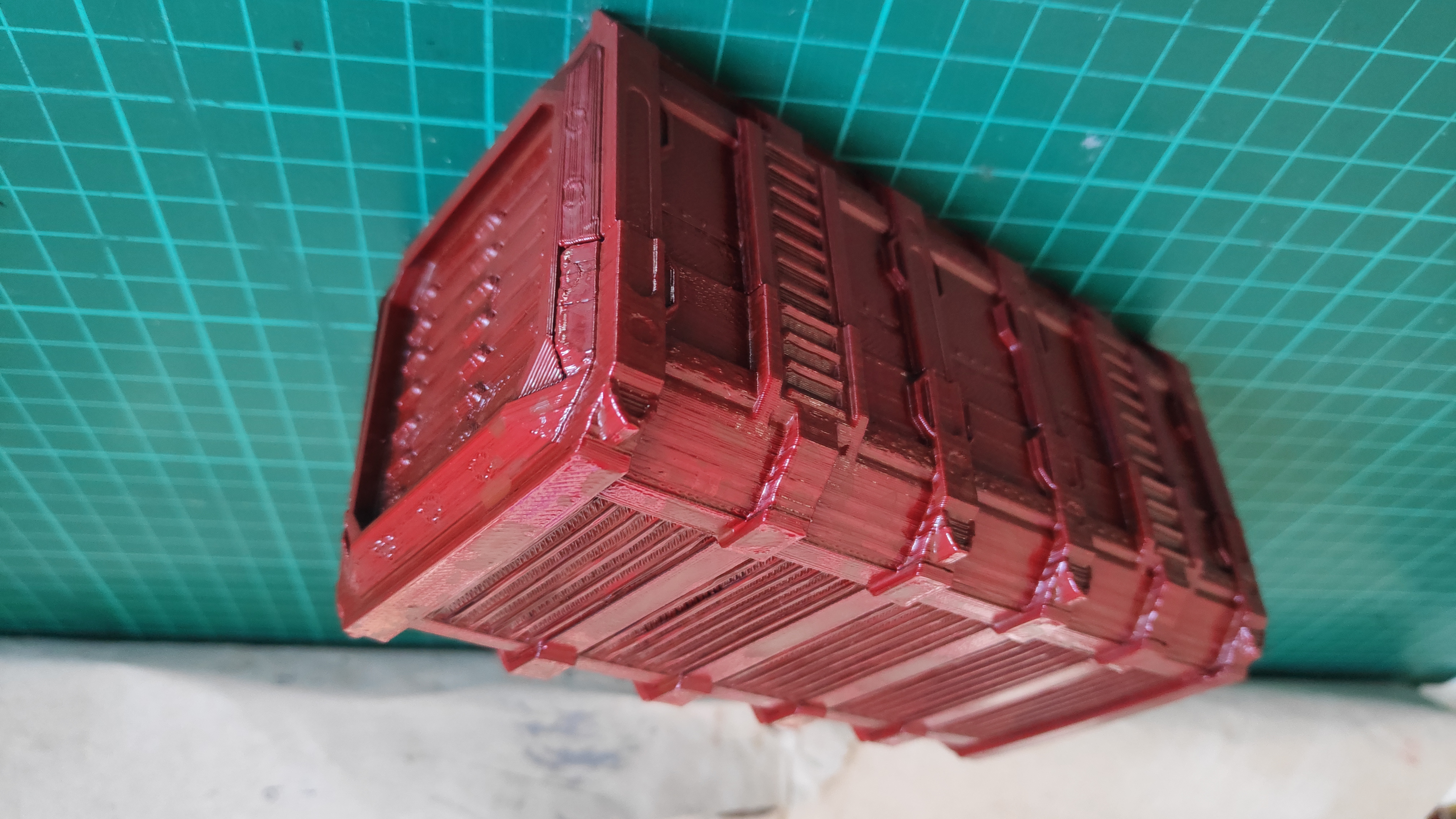 foldable wargaming shipping container
