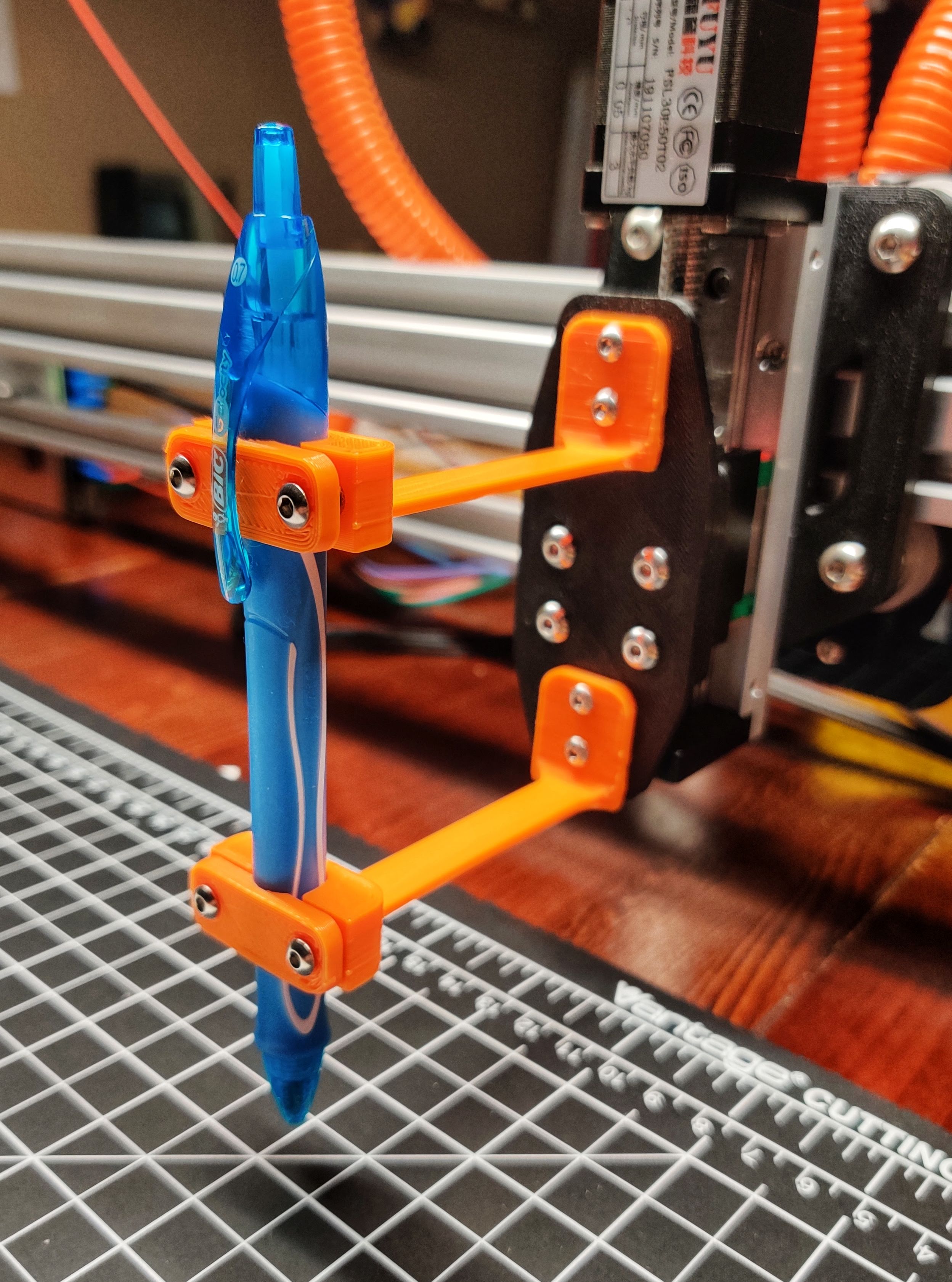 Pen Holder Attachment for CNC Plotter