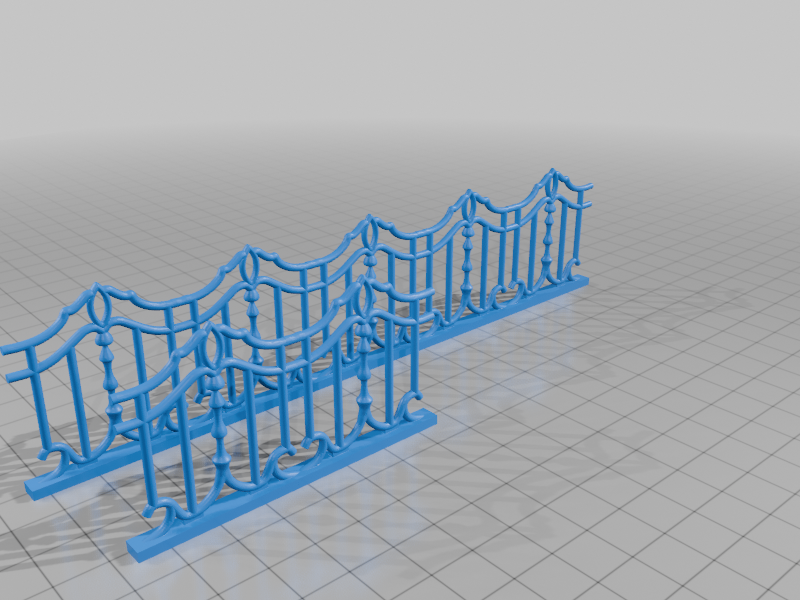 Sylvanian Families Courtyard House fence railing