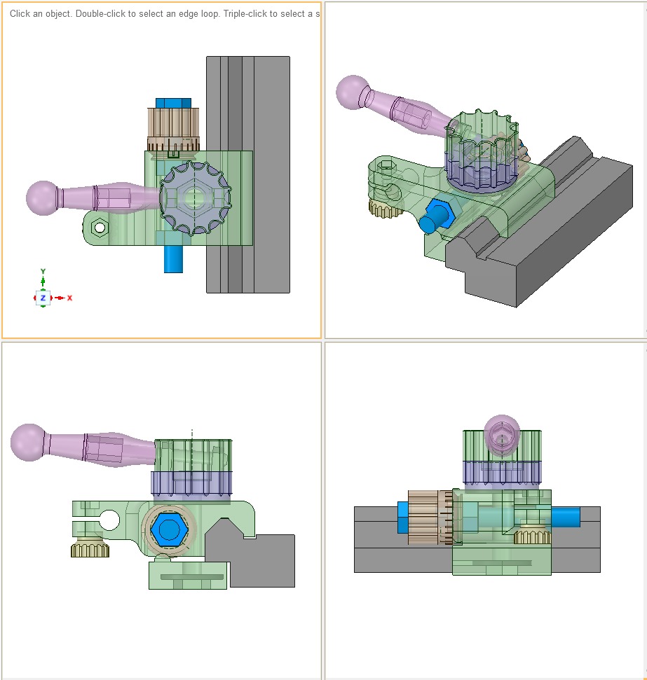 Small lathe improvements: carriage endstop with dial indicator holder
