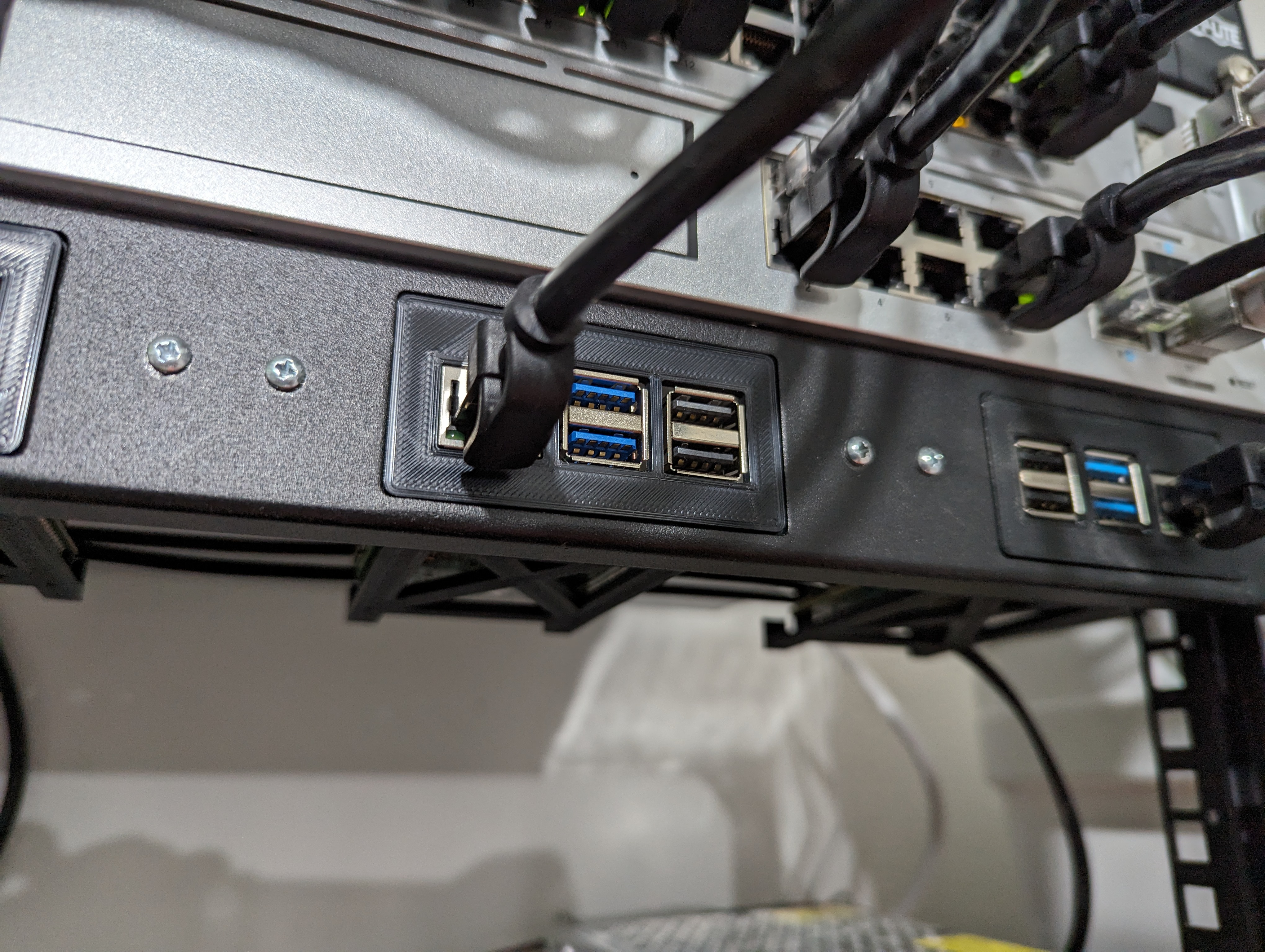 Raspberry Pi Rack Mount for 1U Decora Bracket