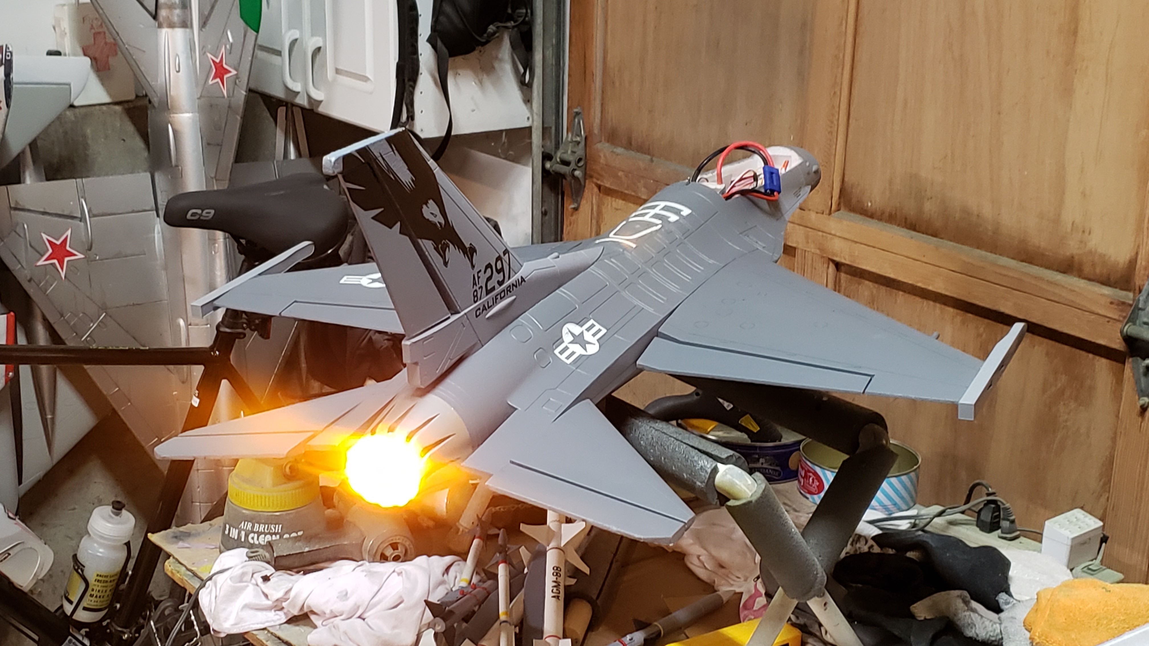 Freewing F-16 LED Afterburner Adapter for 70mm EDF Outrunner (Pro)