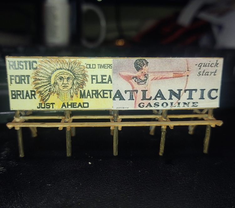 N-Scale old Billboard