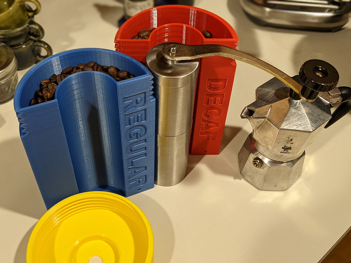 Javapresse Grinder & Bean Storage