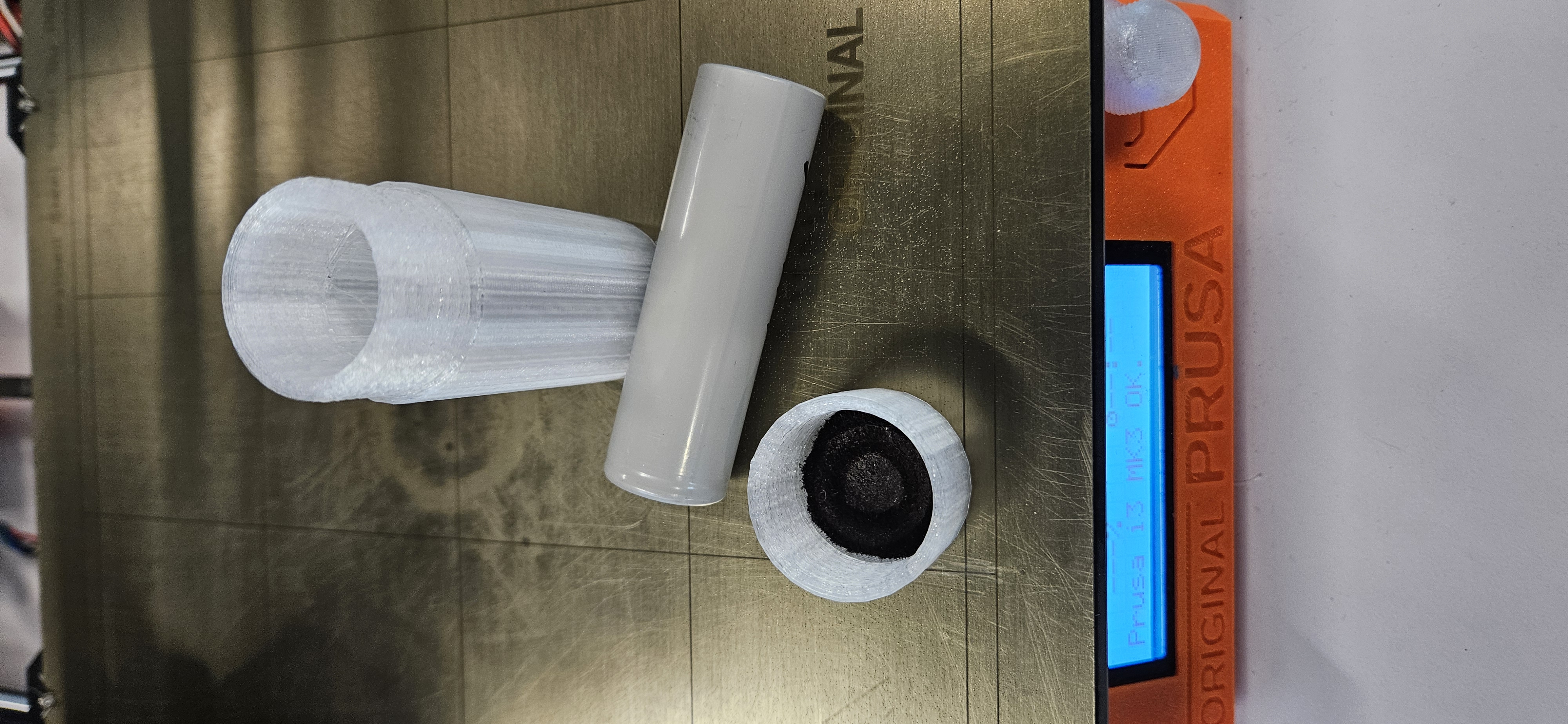 Simple threaded 18350, 18650 and/ or 21700 Single-Cell Holders