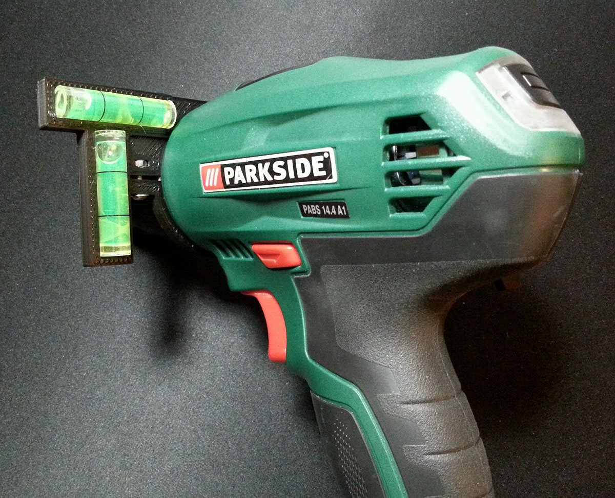 Spirit level for drill / Niveau pour perceuse