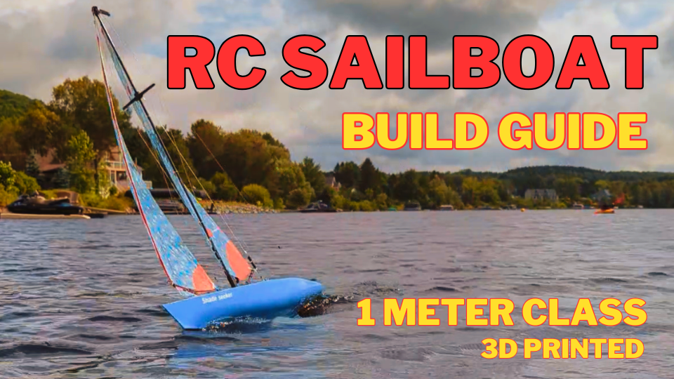 RC Sailboat - Weedless - 1 Meter - With Build video