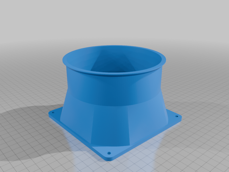 140mm fan to 125mm duct adapter