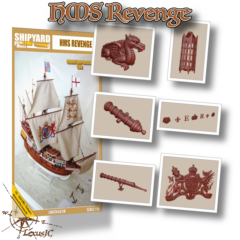 HMS Revenge Ship Elements (model-shipyard.com)