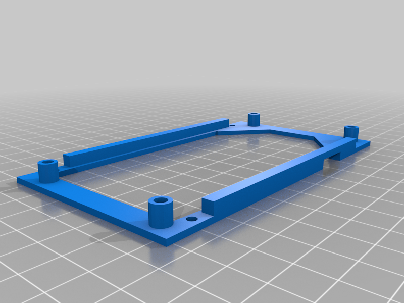 Waveshare Screen Mount Raspberry Pi 3B+ inside Ender 5 S1