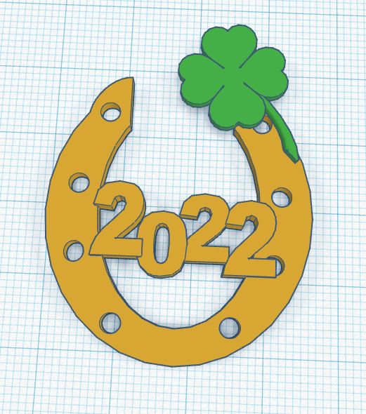 Horseshoe 2022 happy new year