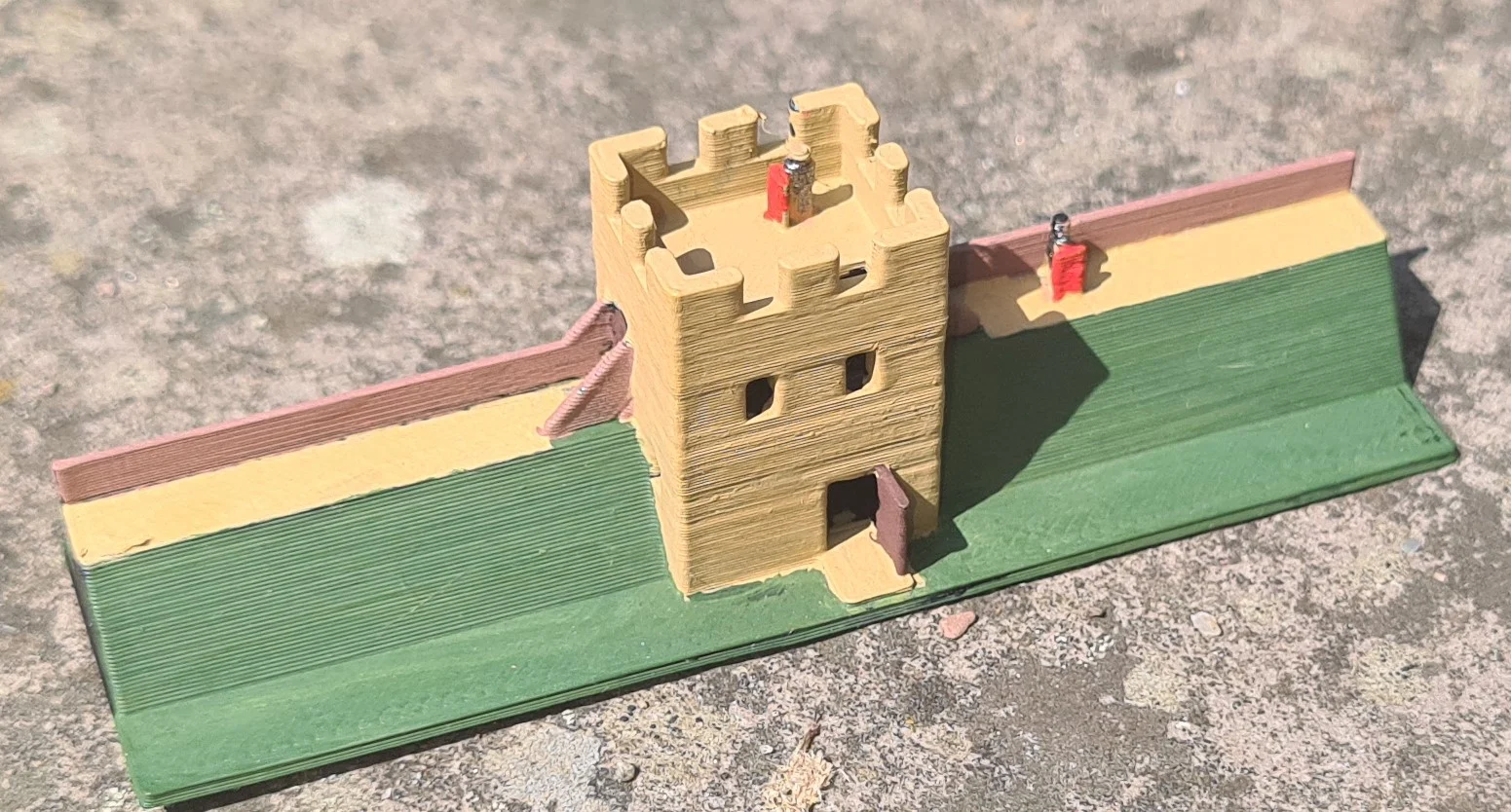 Hadrian's Wall, Turret, turf wall