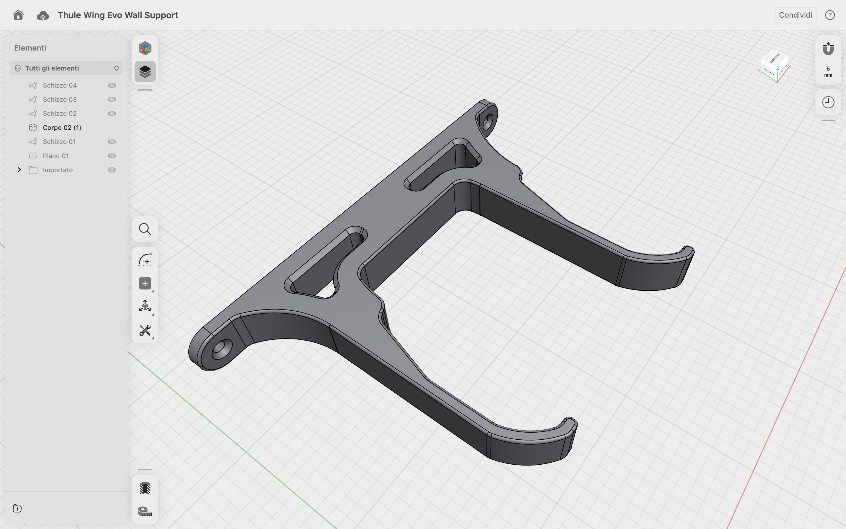 Thule wing bar evo wall mount