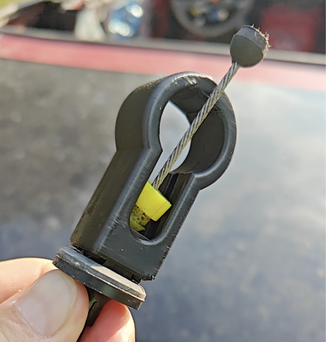 A better Miata throttle cable removal tool.