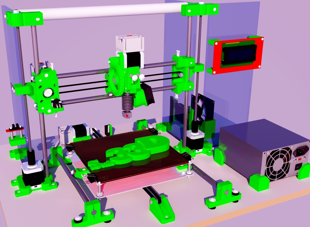 $65 3D printer made from recycled electronic waste