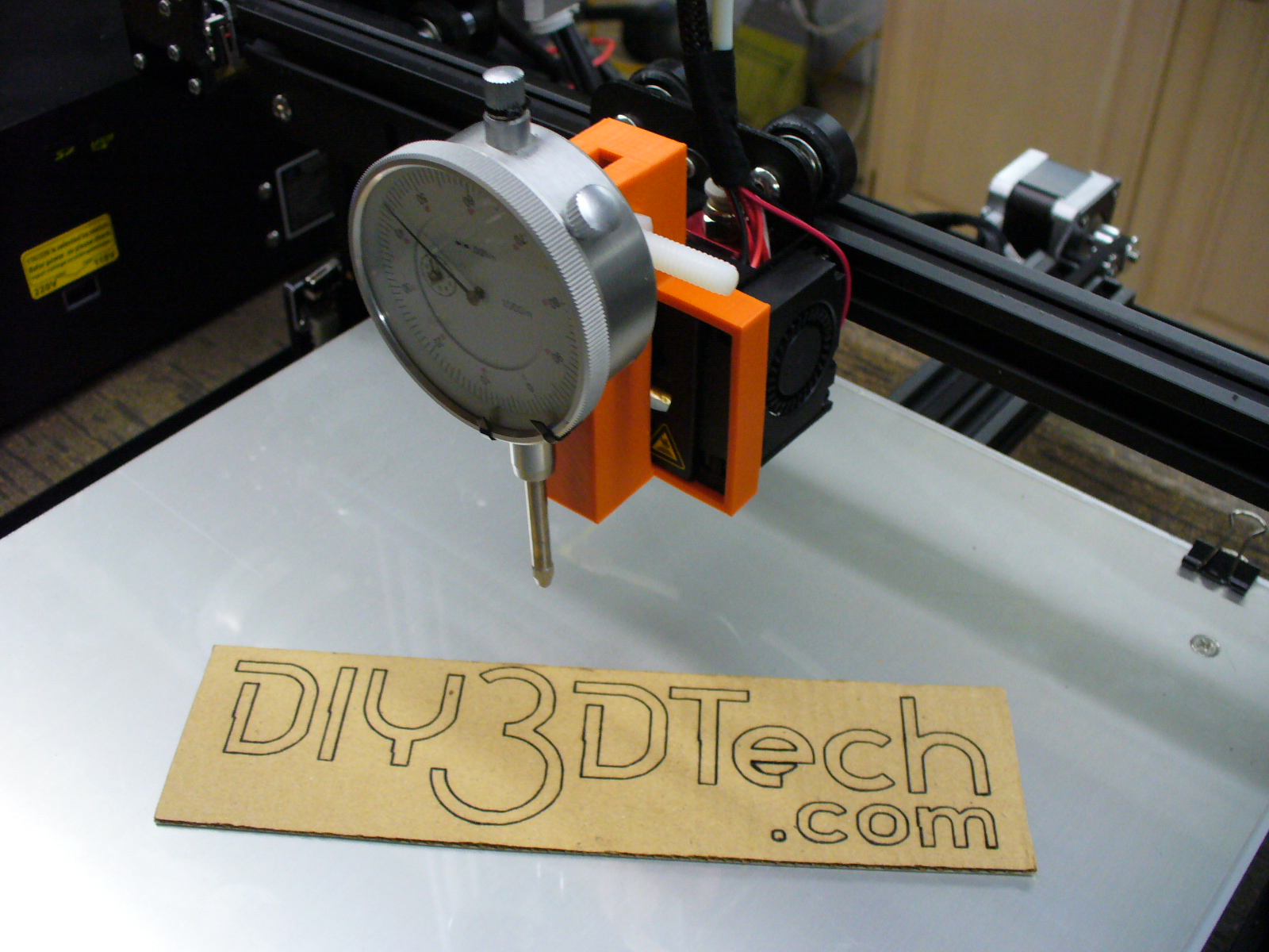 Creality CR-10 Dial Indicator Mount for Bed Level/Tramming