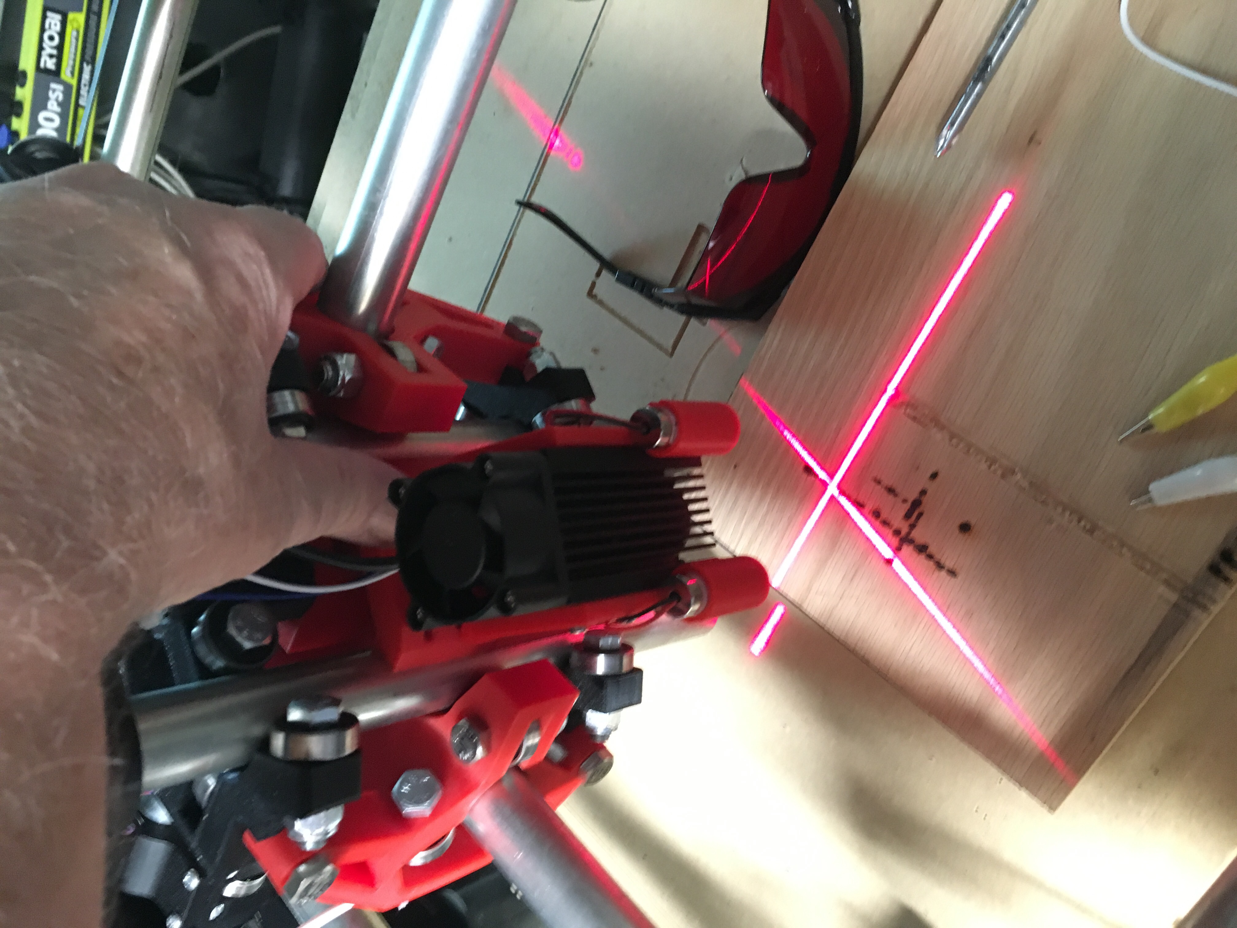 MPCNC 525 Laser Mount