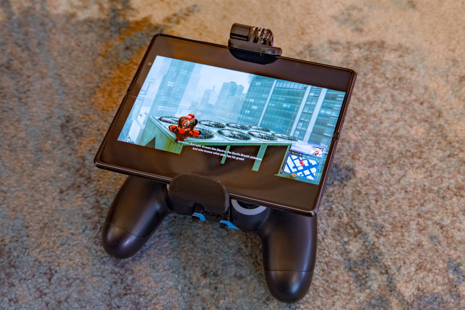 Dualshock 4 mount for Galaxy Z Fold 2
