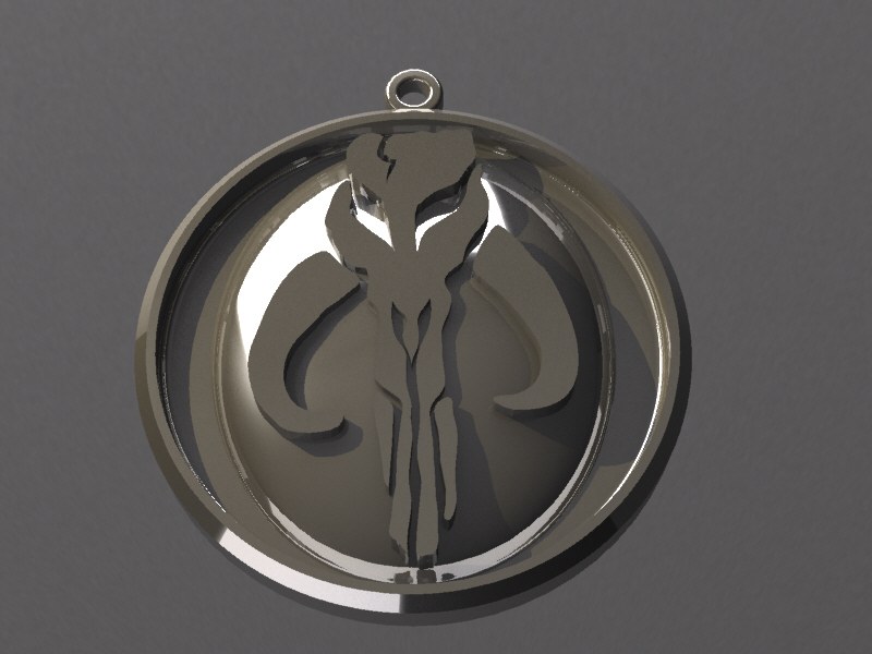 Boba Fett Mandalorian Mythosaur High Relief Ornament
