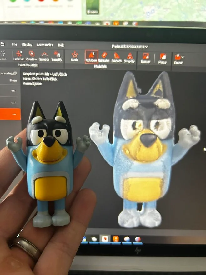 Bandit Heeler, Bluey's Dad, Sitting and Standing