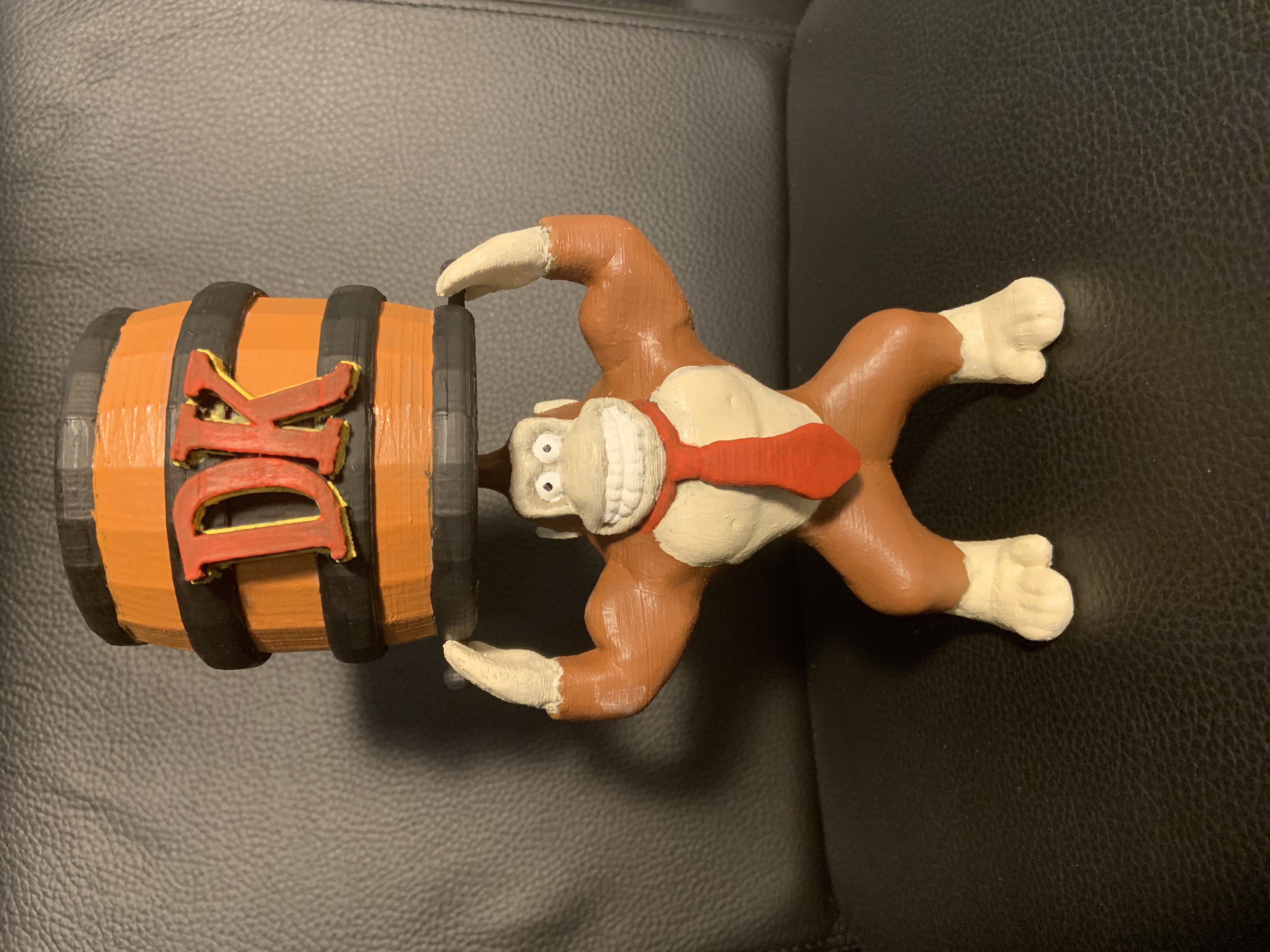 Donkey Kong and Barrel