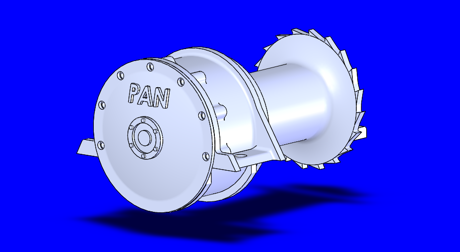 1/10 rc winch _ treuil PAN Latil