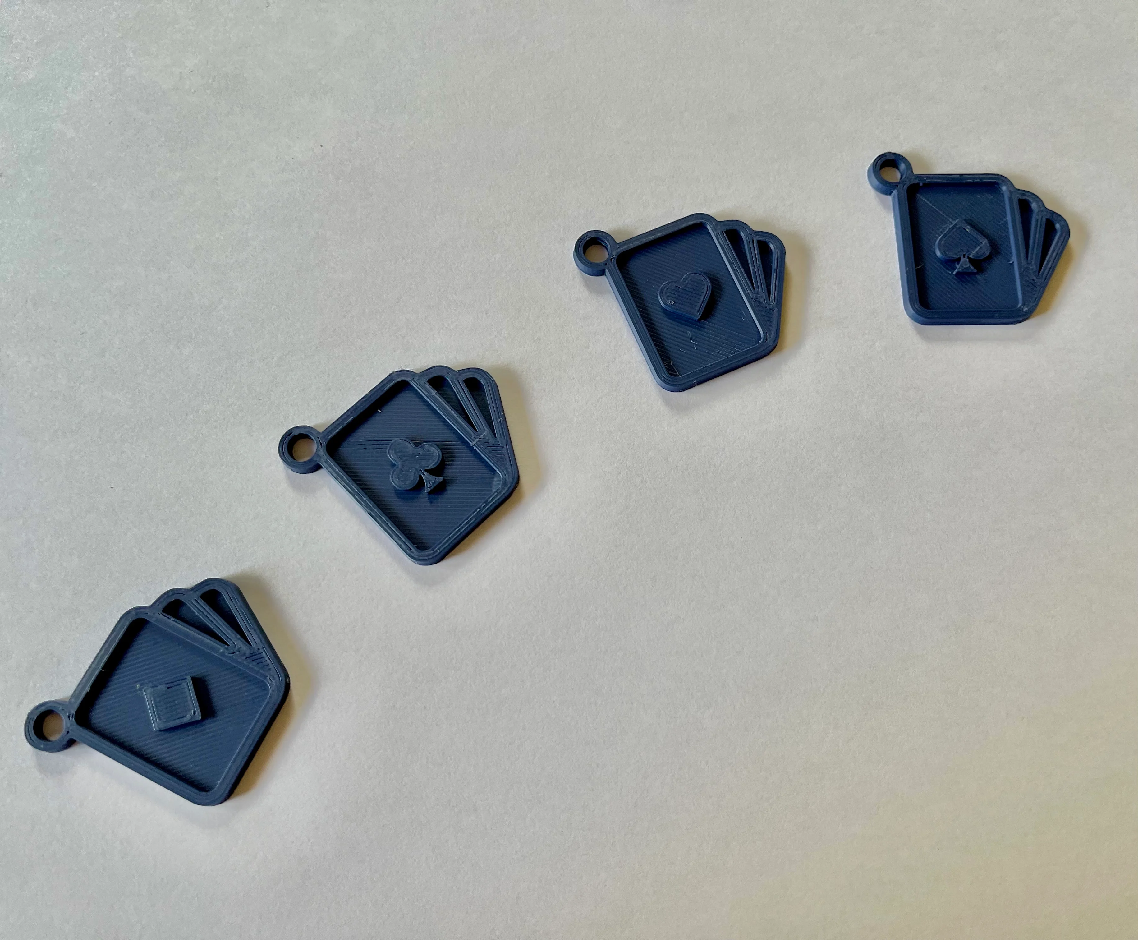 Playing Card Keyring / Keychain