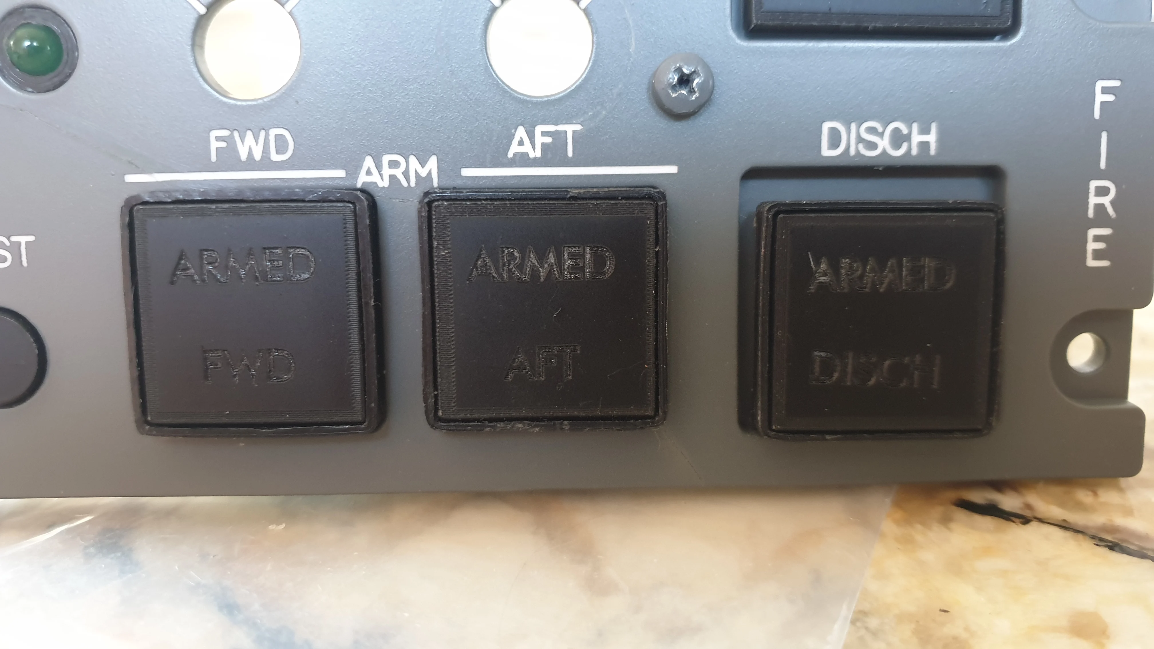 Boeing 737 easy Korry Switch for Homecockpit