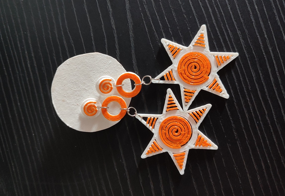 Aretes Sol / Heart Sun