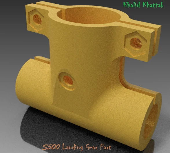 S500 Landing Gear Tee Connector