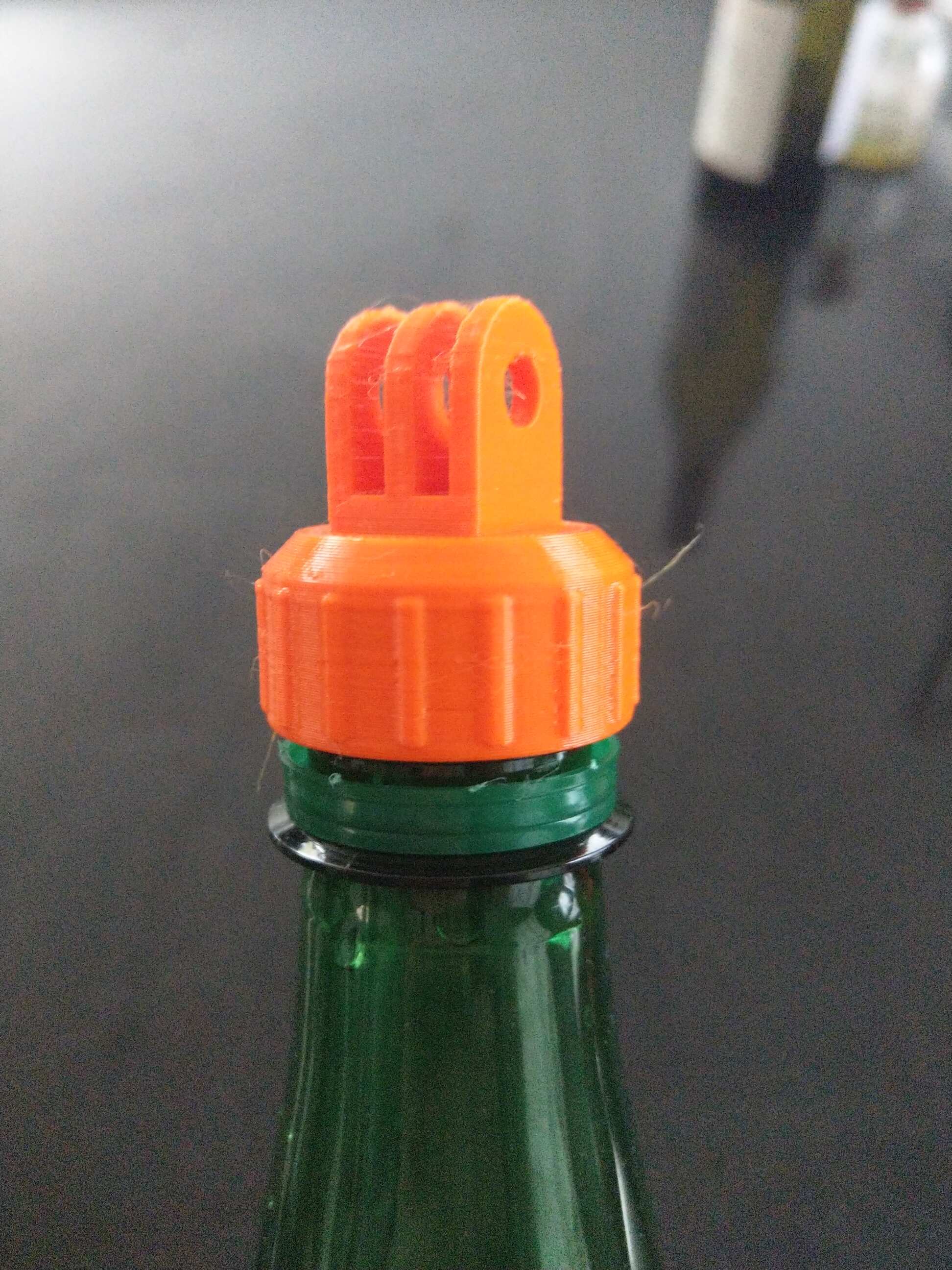 Bottle Screw Cap with GoPro Mount