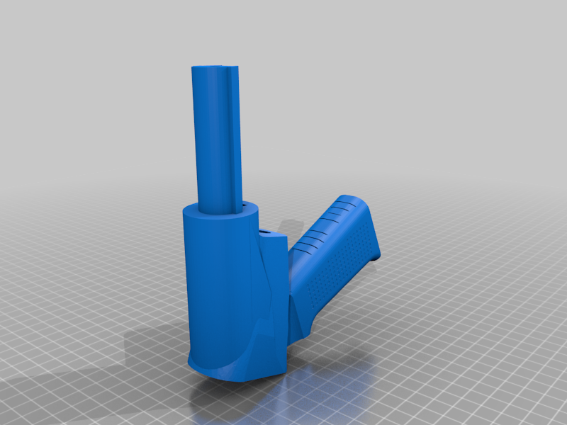 CYMA trishot shotgun m4 stock adapter