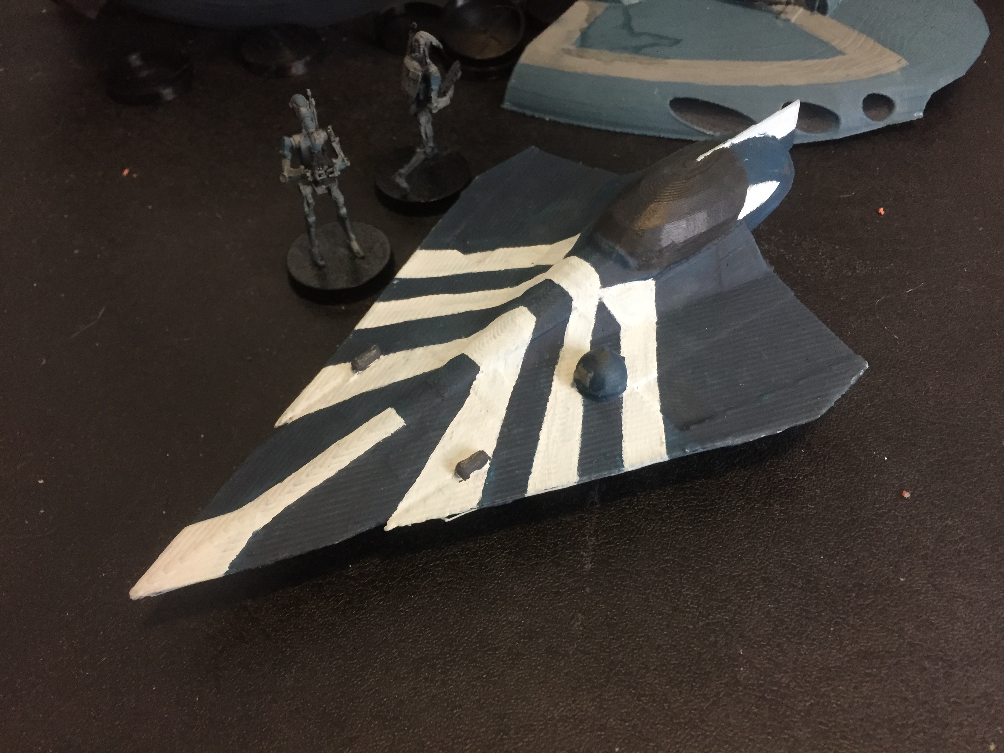 Delta-7 Aethersprite Jedi Starfighter (star wars legion scale)