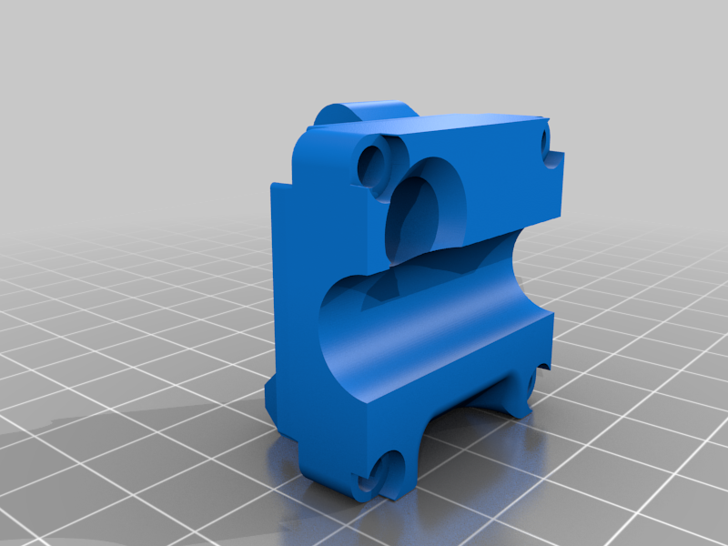 Voron ClockWork2 Extruder for Ultimaker2 with Volcano Hotend and 4010Fan