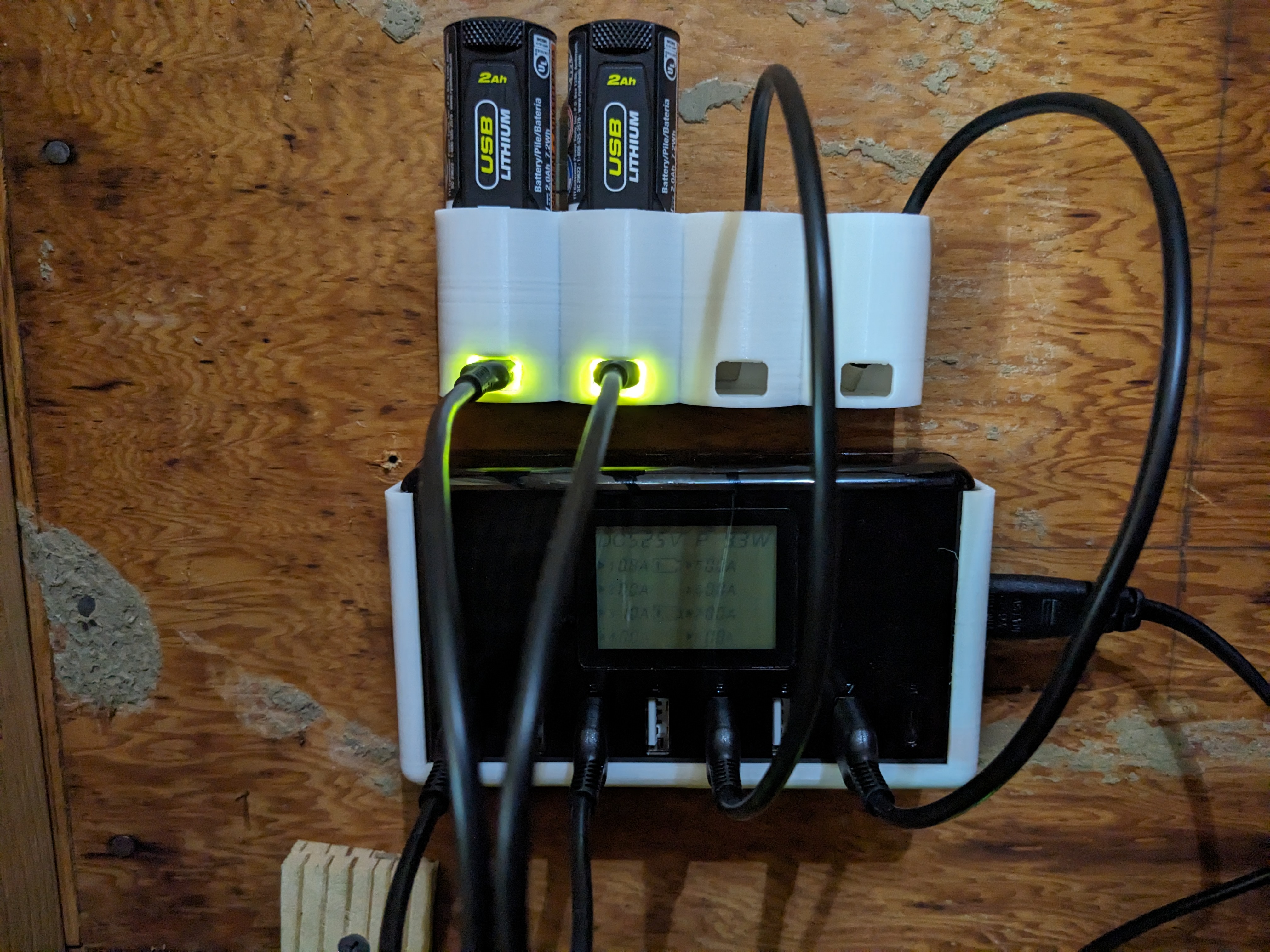 Ryobi 4V USB Battery holder (configurable)