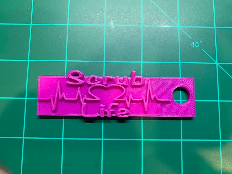 Scrub Life keychain