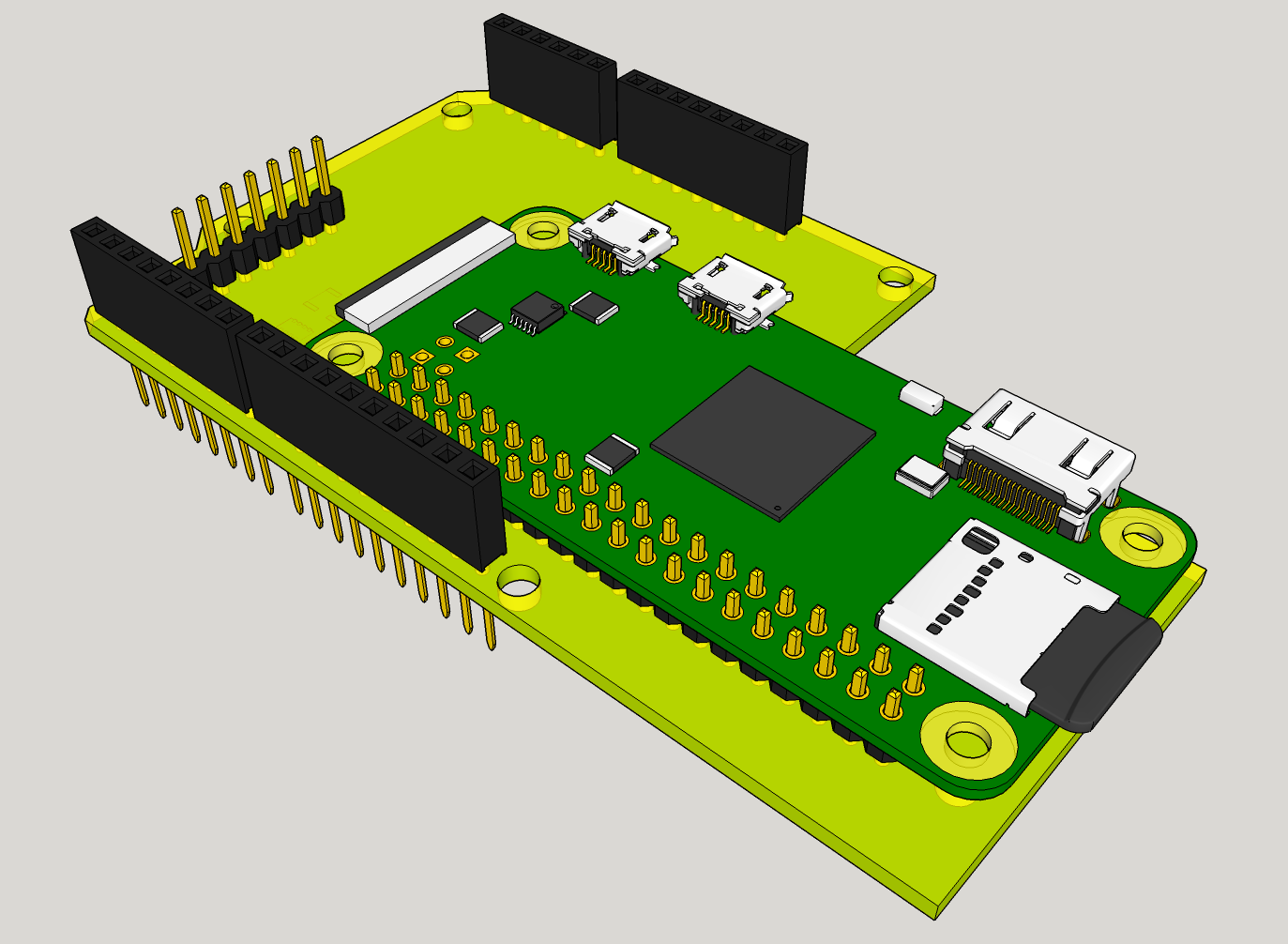 Raspberry Pi Zero HAB Shield Adapter