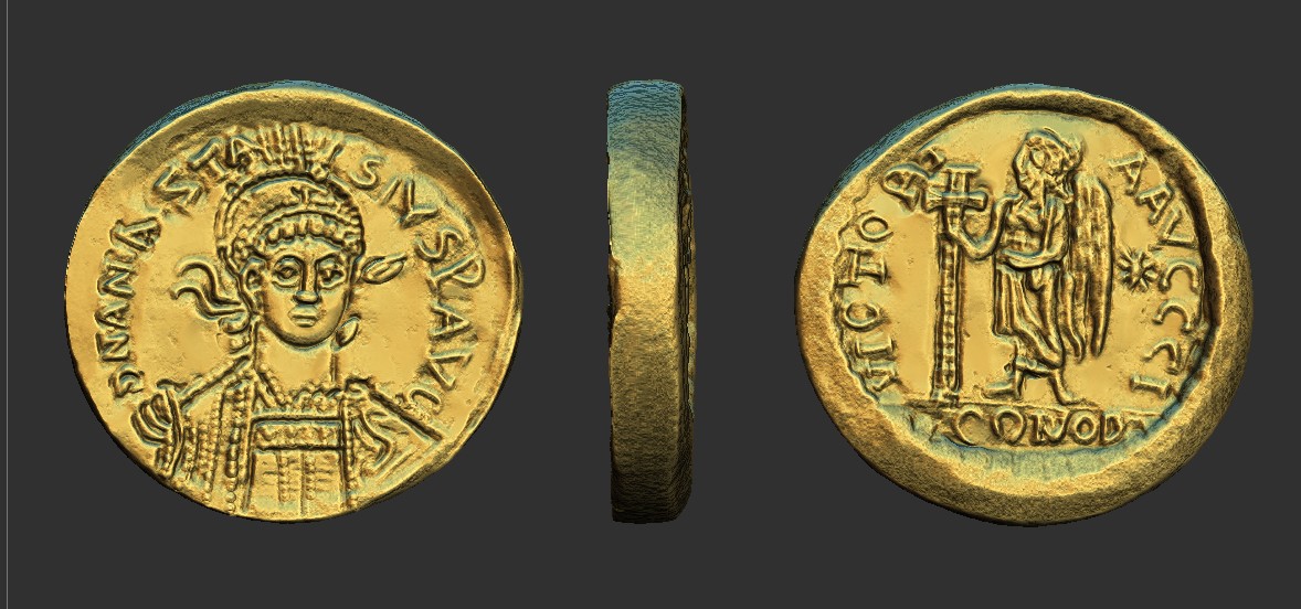 Ancient Byzantine Coin