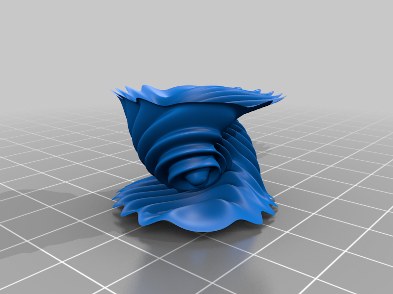 Wavy twisted catenoïd